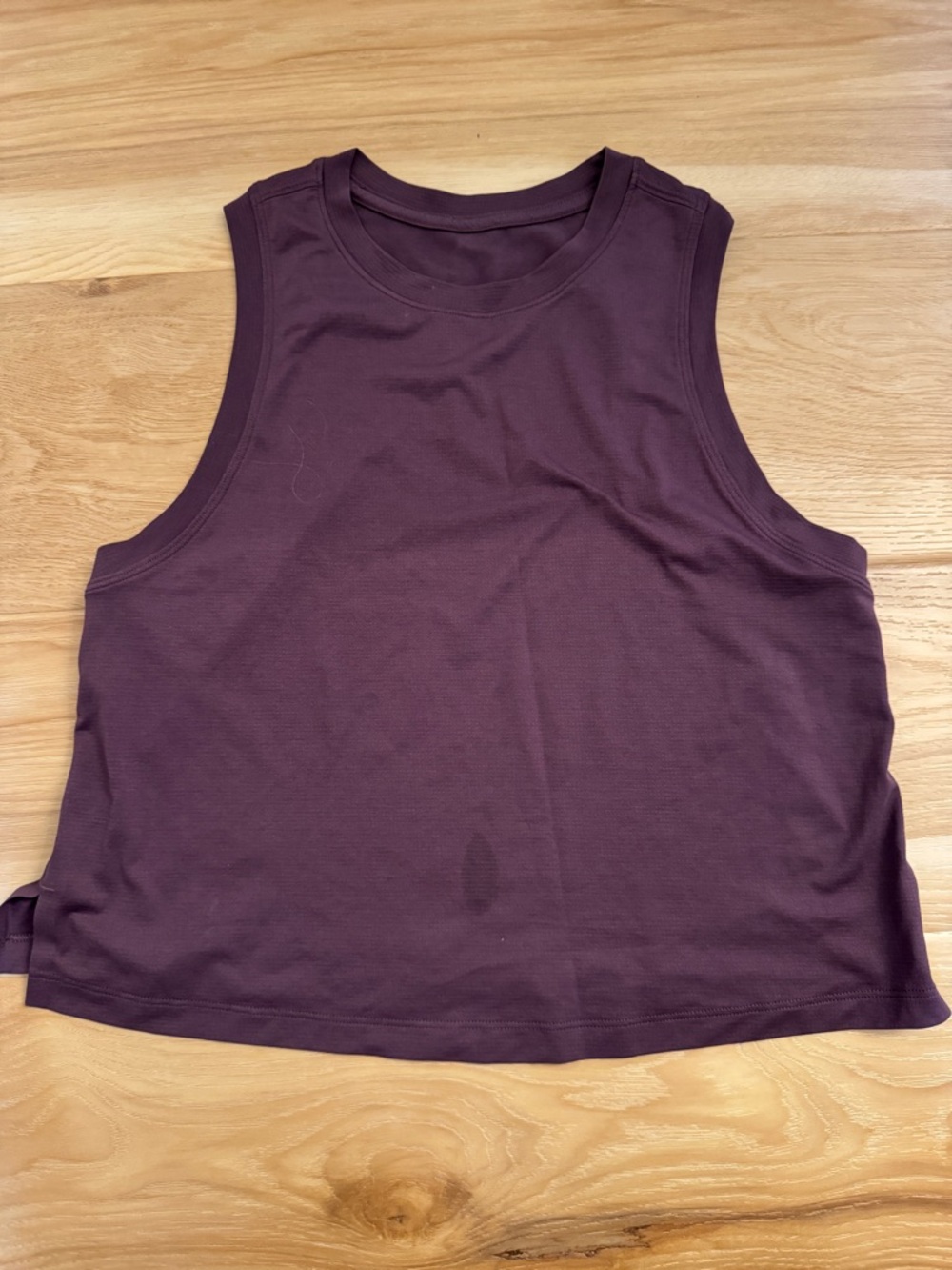 lululemon athletica Plum Crewneck Crop Tank
